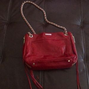 Rebecca Minkoff Red Leather Crossbody/Shoulder Bag